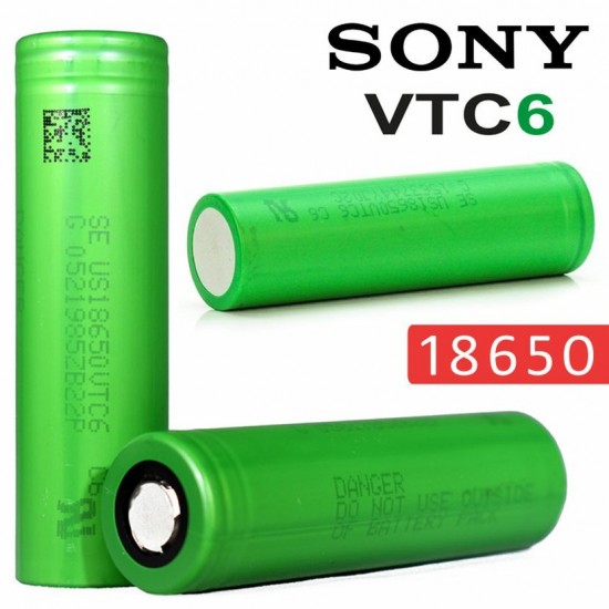 Sony Vtc6 18650 3000 mAh Pil